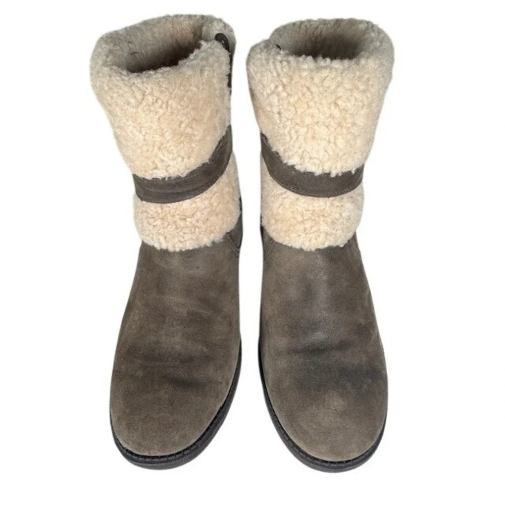 Ugg BLAYRE II Leather Suede Winter Boots Size 8